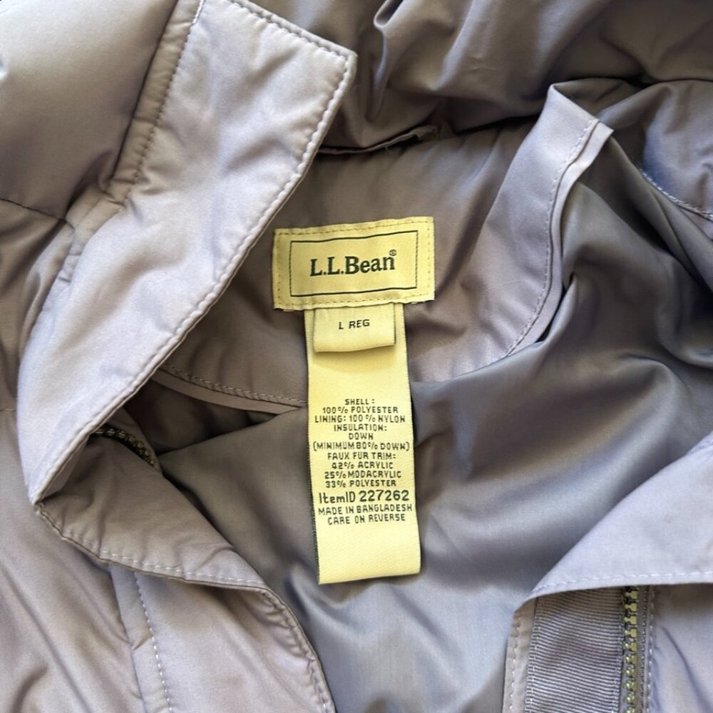 LL Bean Women's Ultrawarm Coat Long - Lavender